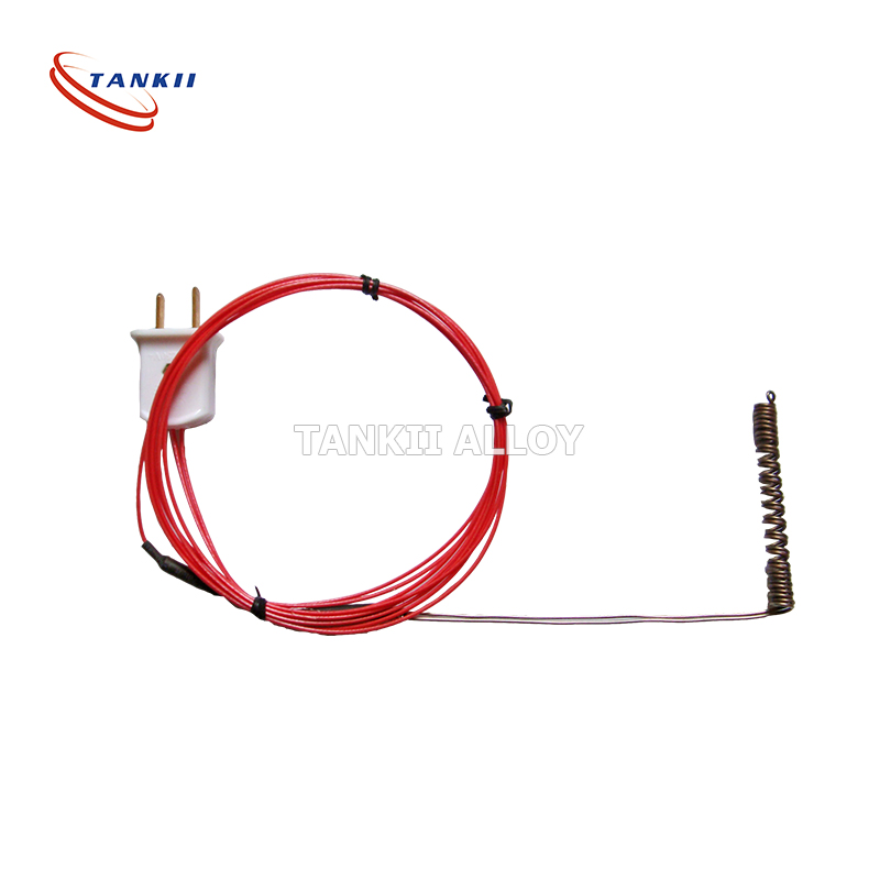 Cables/cables de termopar con aislamiento de PTFE tipo K de China Conductor Chromel/Alumel