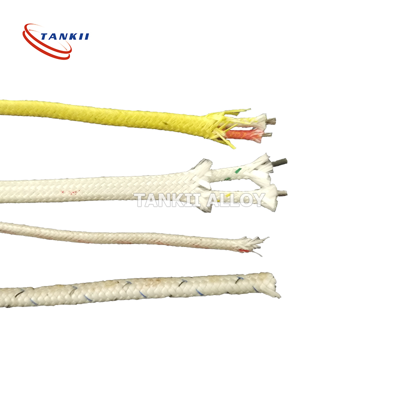 Soo saar Knx Thermocouple Fidinta Xargaha / Cable 2 * 7 * 0.2mm oo leh PVC/PTFE Insulation