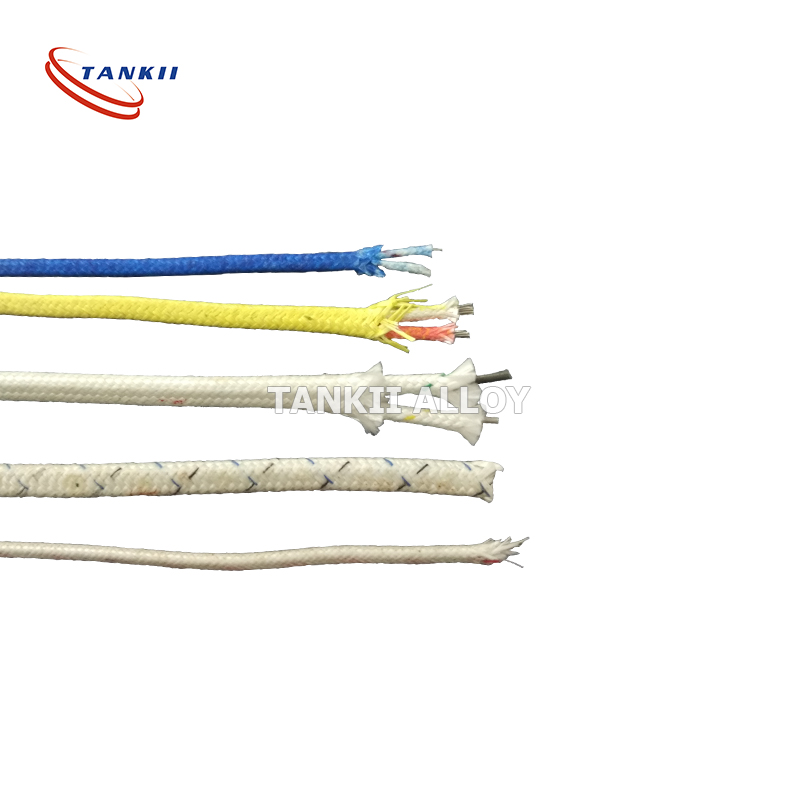 Vervaardig termokoppel kompensasie kabel tipe K NicrNiSi termokoppel draad vir temperatuur sensors