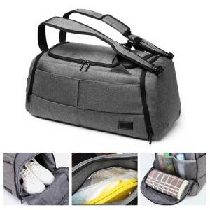Outdoor Fitness Training Sports Gym Travel Tote Duffel Luggage Bags with Shoe Compartment