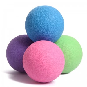 Topi i vetëm ose i dyfishtë i topit të vetëm me cilësi të lartë të personalizuar me top masazhi vibrues kikiriku për masazh trupi
