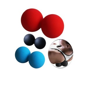 Изготовленный на заказ высококачественный одинарный или двойной шарик вибрирующий массажный шарик с арахисом для массажа тела