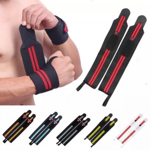 Wholesale Discount China Custom Fitness Weightlifting Wrist Wraps Multicolor Breathable Wristband Hand Support Gym Wrist Wraps Brace