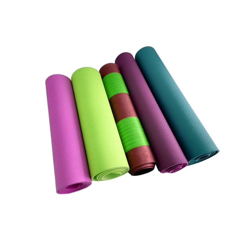 Motsa jiki na Gida Gym Workout Wasannin da ba Slip Custom Printed Eco Friendly TPE Fitness Yoga Mats