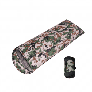 Outdoor Camp Military prilagojena spalna vreča z račjim puhom, 800 g polnila za odrasle, pohodna spalna vreča