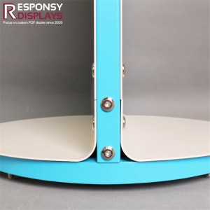 Hot-Sale Fashionable Countertop Rotating Display Rack With Pegs For Mustard