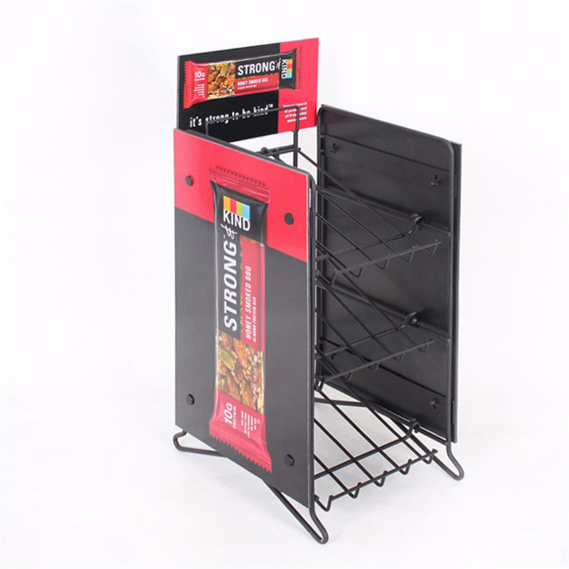 Customized Metal Food And Snack Rack Display Stand For Supermarket Featured Image