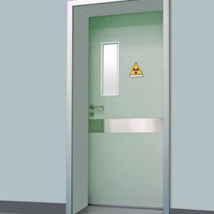Puerta batiente manual con protección contra rayos X (2-4 mmpa)