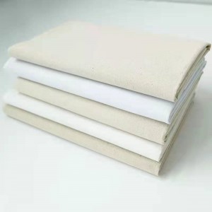 Памучна спандекс ткаенина сива и обоена и печатење
