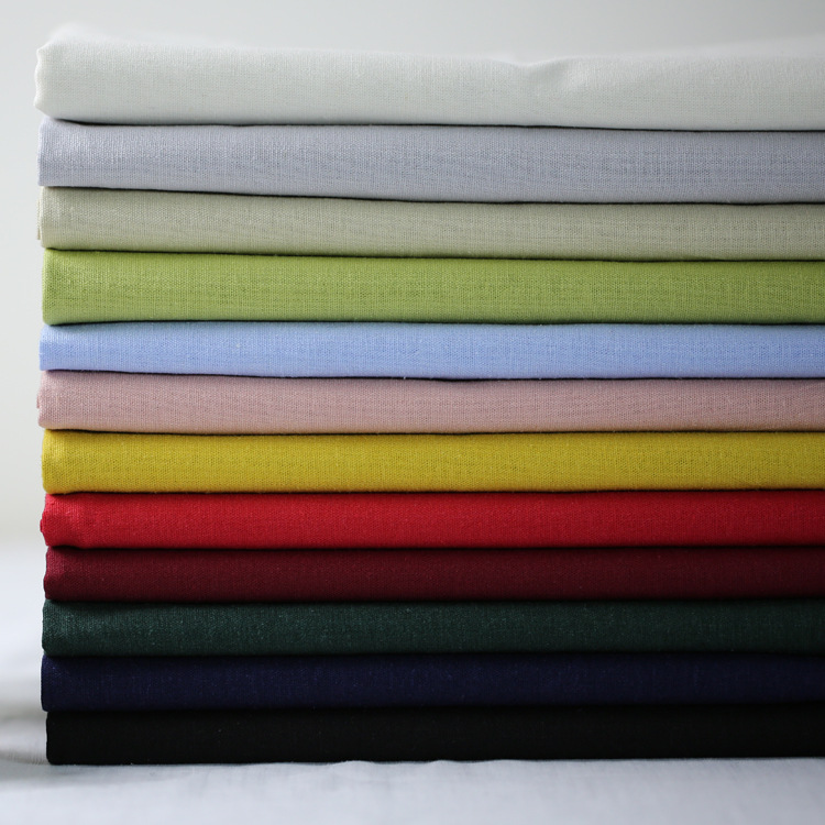 Linen Viscose Blended Fabric Xám & nhuộm & in Hình ảnh nổi bật