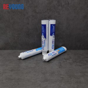 Colors impresos suaves personalizados Queeze tubo de embalaxe de aluminio 140 g tubos de plástico de pasta de dentes