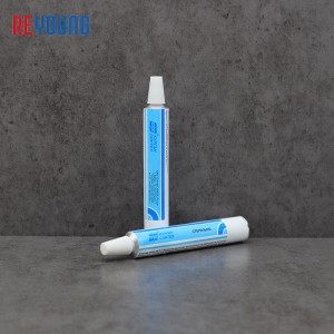 ລາຄາໂຮງງານ OEM Aluminum Adhesive Glue Tube Custom Empty Cosmetic Soft Squeeze Tube