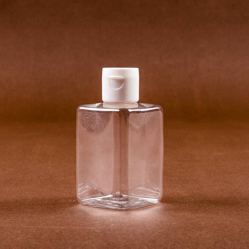 Прямокутна ПЕТ-пляшка з відкидною кришкою для упаковки гелю для душу