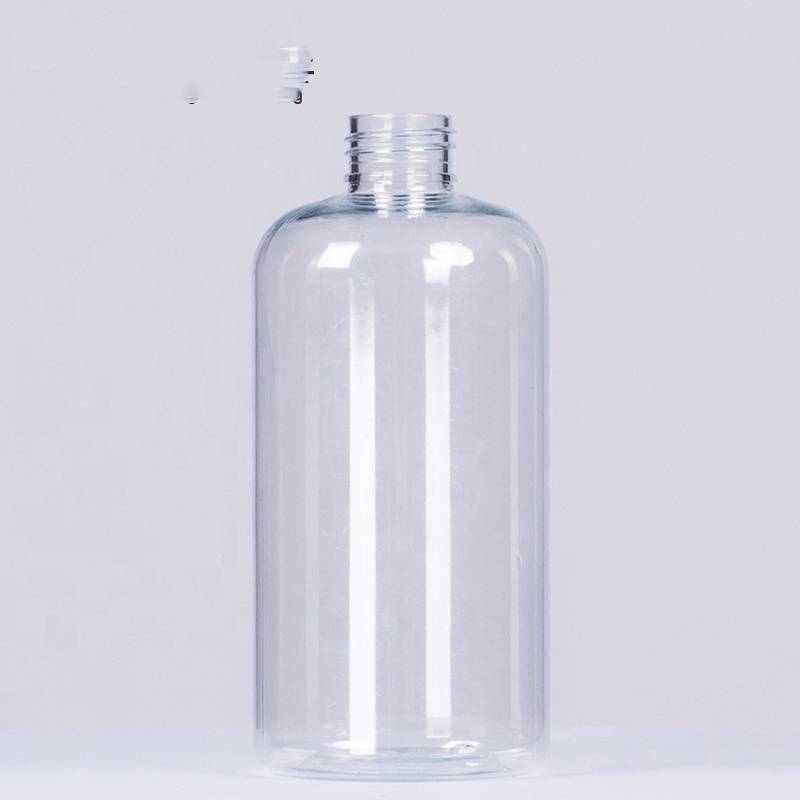 Ampolla de plàstic transparent de venda calenta amb dispensador de bomba