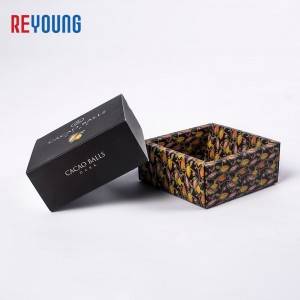 Custom Small Black Sliding Box For Chocolate Cacao Balls