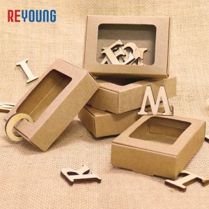 Eco Friendly Kraft Card Paper Packaging Box Custom Gift Box Packaging With Your Own Logo