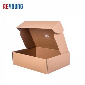 Paper Shoes Packaging Factory Custom Kraft Corrugated Cardboard Carton for Phone Case Packaging