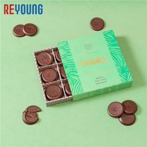 scatula di carta di stampa persunalizata per u cioccolatu Macaron
