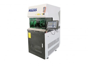 Mesin pemotong laser serat presisi tinggi memotong emas dan perak