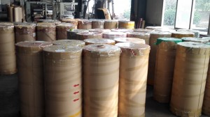 ʻO China Factory Adhesion Tape/BOPP Jumbo Roll BOPP Film a me ka wai-Based Acrylic Jumbo Rolls