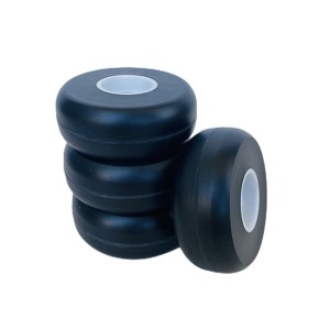 Black 61mm SHR90A polyurethane Skateboard wheel