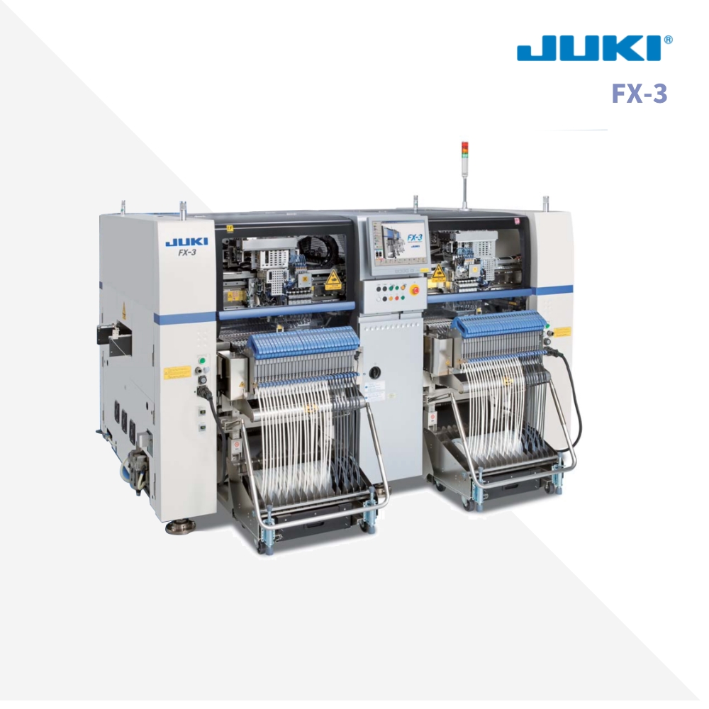 JUKI FX-3 SMT ಪ್ಲೇಸ್‌ಮೆಂಟ್, ಚಿಪ್ ಮೌಂಟರ್, ಪಿಕ್ ಮತ್ತು ಪ್ಲೇಸ್ ಮೆಷಿನ್, ಉಪಯೋಗಿಸಿದ SMT ಸಲಕರಣೆ