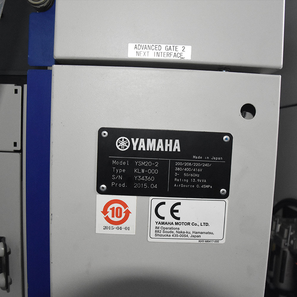 YAMAHA YSM20 픽 앤 플레이스 머신, 칩 마운터, 플레이스먼트 머신, 중고 SMT 장비