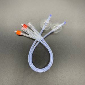 Catheter Foley Silicone cuidhteasach & Kit Catheterization