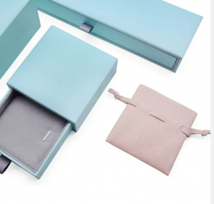 Custom Log Luxury Ribbon Boxes Printed New Design Jewelry Earring Gift Packaging Box