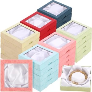 Jewelry Boxes Gift Boxes with Clear Lids Jewelry Packaging Boxes