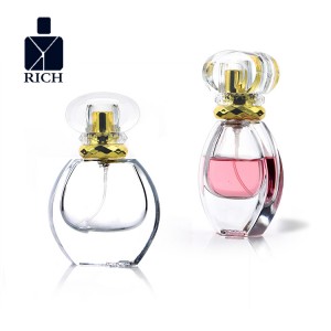 1 oz  Thick Bottom Bottle of perfume With Acrylic Cap