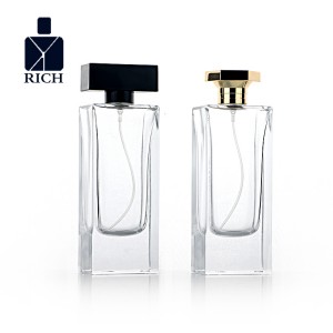 85ml luxury Rectangle Perfume Clear Bottle