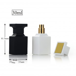 TF Square Shape Glass Cologne Perfume Bottles