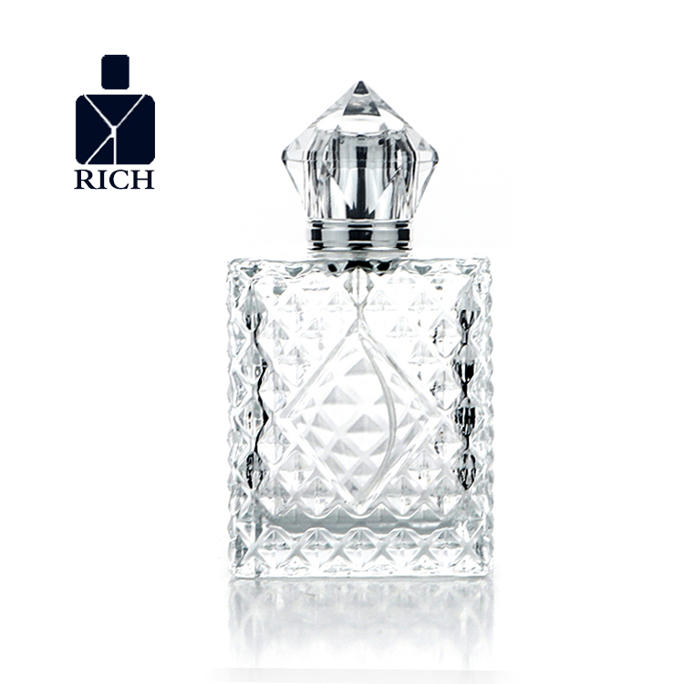 3.4 Oz Perfume Bottle engraved Glass Bottle Featured Image