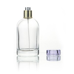Cylinder Perfume Bottles 50ml Clear