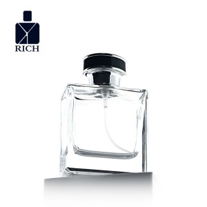 50ml Perfume Bottle Square With Luxury Cap