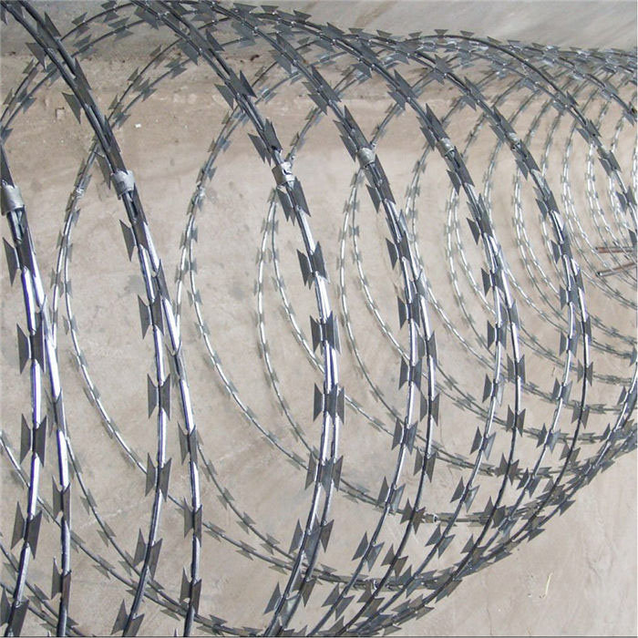 Razor wire Concertina razor barbed wire Concertina wire Galvanized razor wire galvanized concertina wire