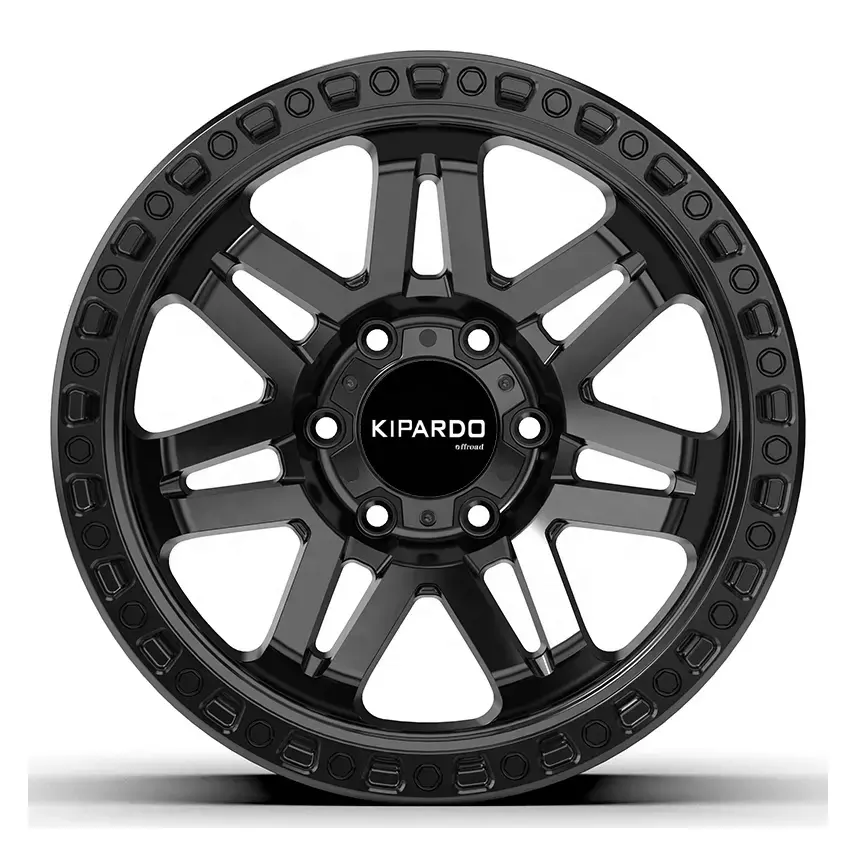 Kipardo 17 18 inch factory wholesale 6 hole custom car aluminum alloy rims 4×4 offroad wheels