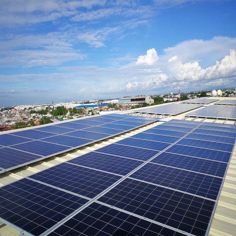 100 კვტ მზის სახურავის სისტემა ფილიპინების მანილაში