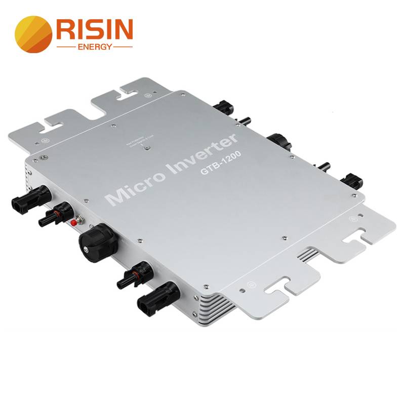 High Quality Solar Grid Inverter - 1200W WIFI Micro Inverter Solar Grid Tie Solar Panel Smart Inverter - RISIN