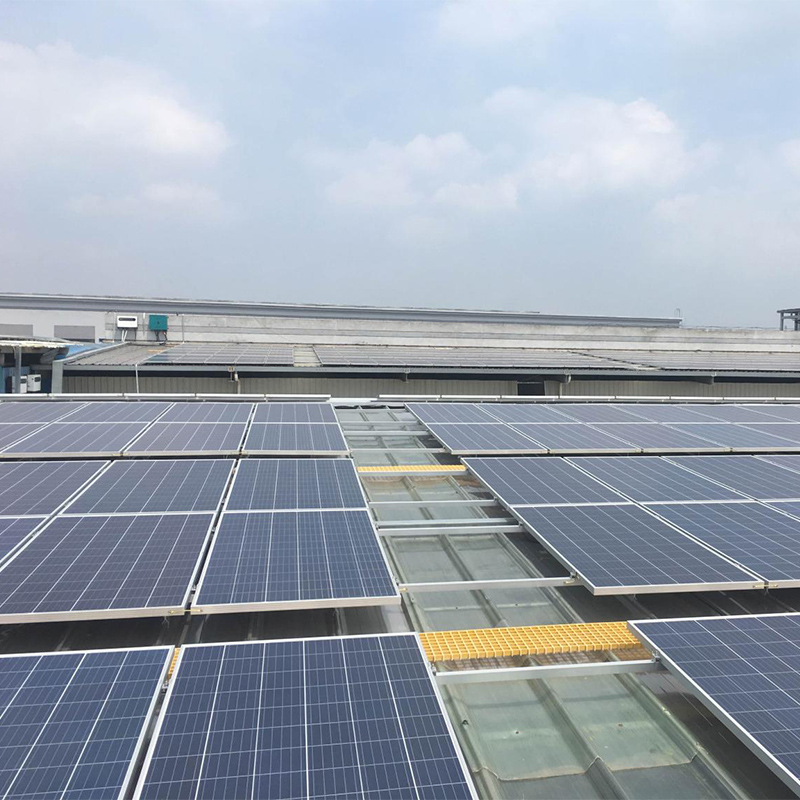 1MW sluneční soustava v Thajsku
