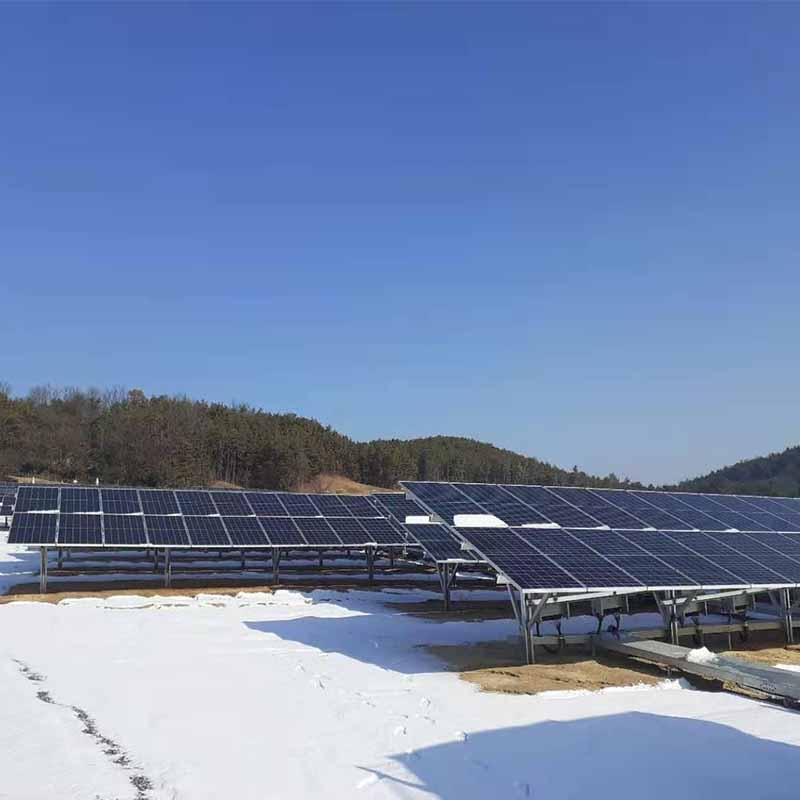 한국의 1MW 태양광 시스템