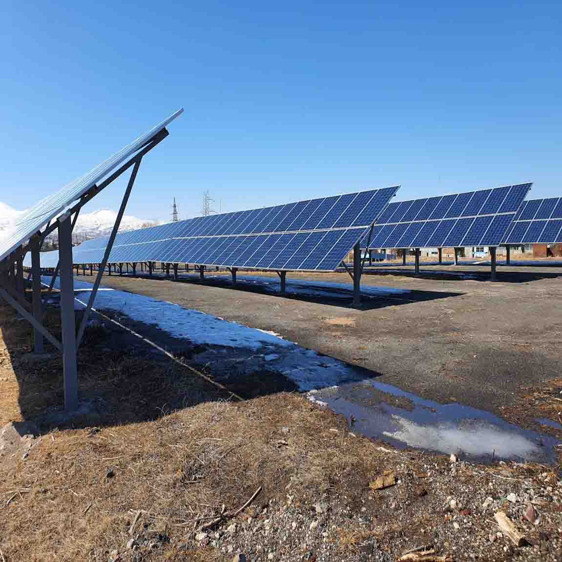 300KW solární projekty byly dokončeny v Sevan Arménie