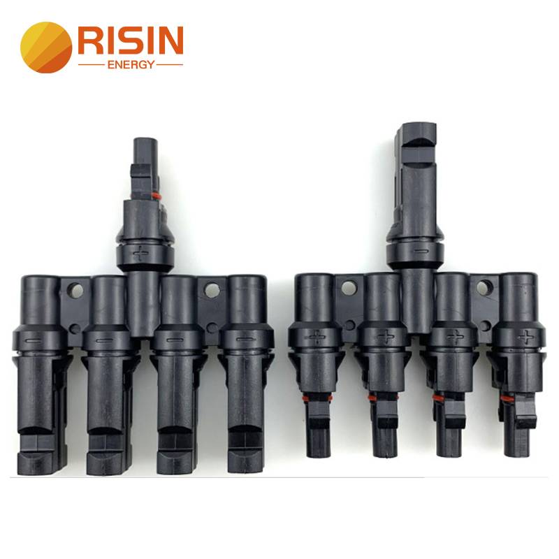 Solar Panel Cable Splitter 1 to 4 T Branch Connectors