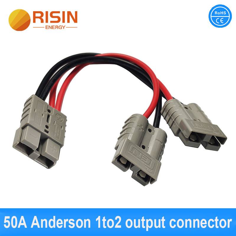 50A 600V Andersons 전원 커넥터 어댑터 케이블