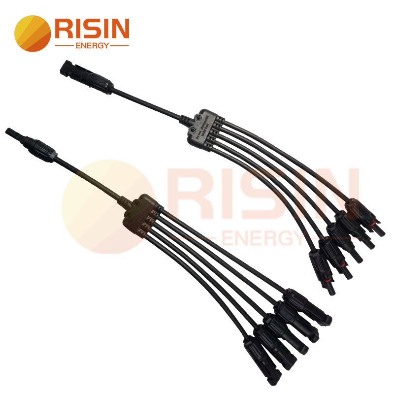 5input 1output MC4 Joint Solar PV Connector am Solar Panel System fir Parallel Extension Featured Image