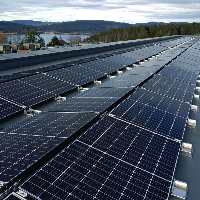 800KW solcelleanlæg afsluttet med succes opsætning i Norge