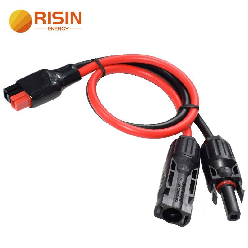 PV-kabelledning av god kvalitet – 50A 600V Andersons strømkontaktadapterkabel – RISIN