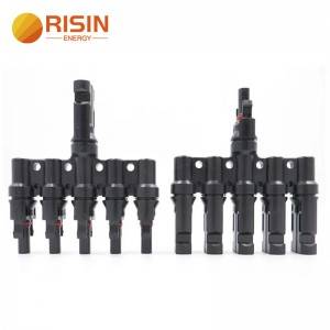 China Cheap price Solar T Branch – 5 in 1 solar Multi Contact Branch Connector for Extension Cables  – RISIN