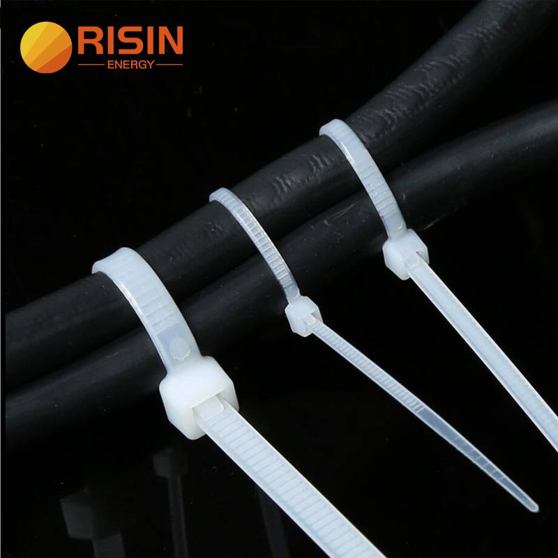 UV-beskyttende PV-ledningstæt Solar Kabel Zip Tie SUS 304 Rustfrit stål Kabelbinder